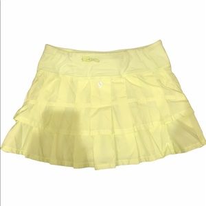 Ivivva Lululemon girls set the pace skirt size 10